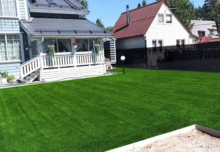 Рулонный газон 