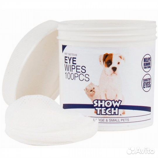 Салфетки для очищения зубов и глаз собак и кошек