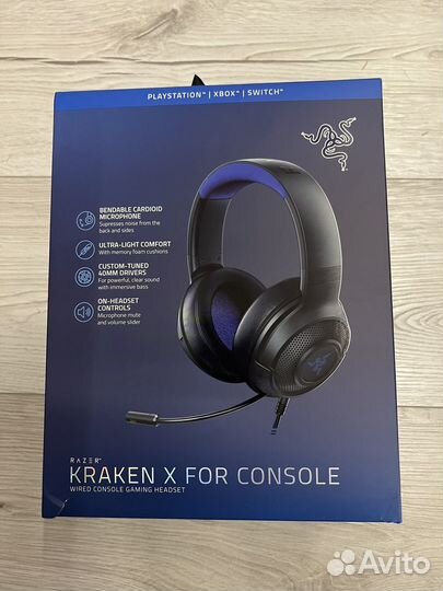 Игровые наушники Razer Kraken X for Console