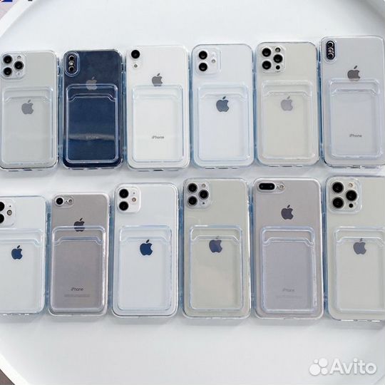 Чехлы с карманом для всех моделей iPhonе