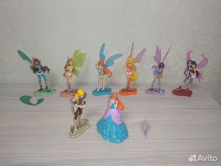Фигурки Winx из журналов Волшебное приключение 3D