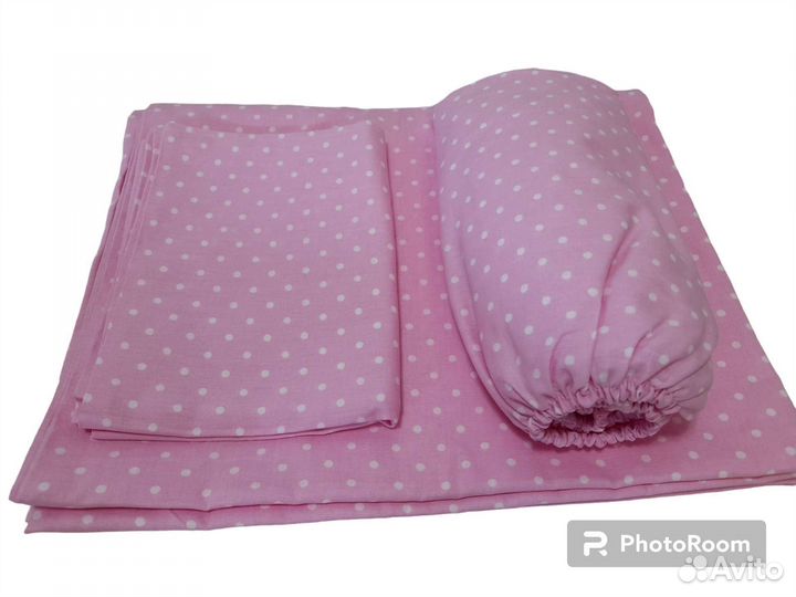 Комплект постельного белья в детскую кроватку