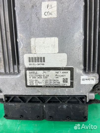 Блок управления двигателем Kia Mohave 1 D6EB