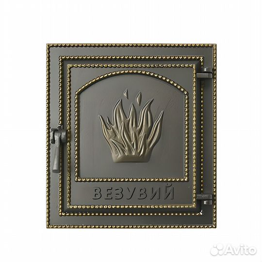 Дверь для Камина везувий каминная 211 (Бронза) вез