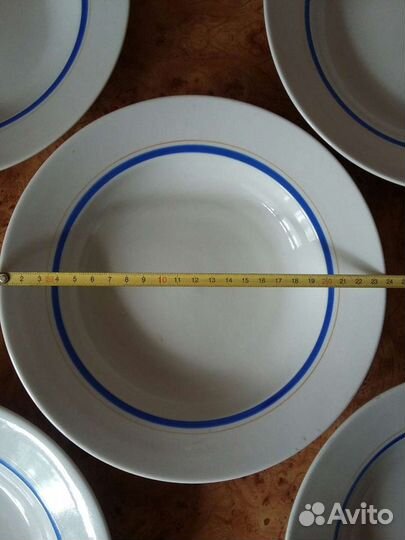 Глубокие тарелки Дулево,5 штук, новые