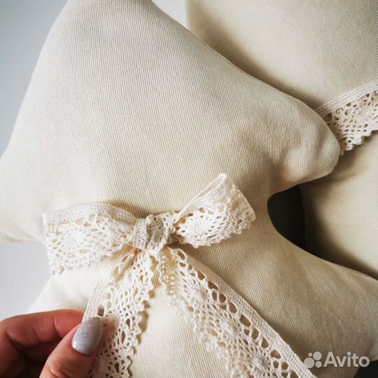 Подушки комплект декоративные ёлочки мягкие