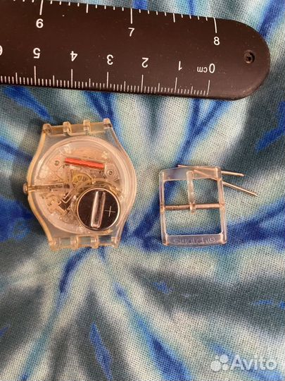 Swatch Snowcovered White Rubber Strap