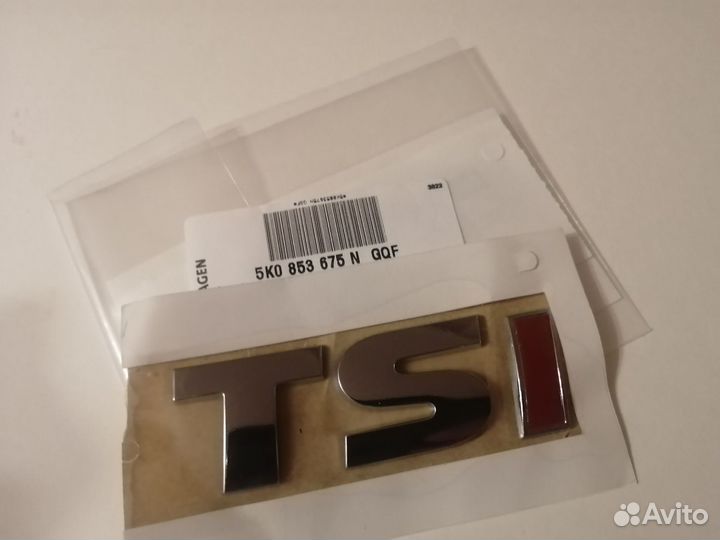 Надпись TSI 5K0853675N. VAG