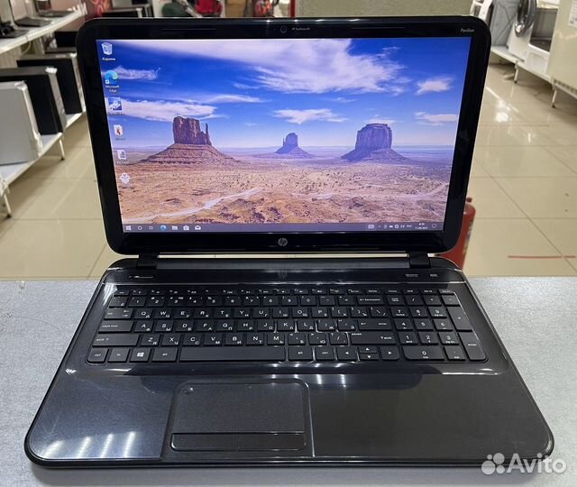 Тонкий ноутбук HP для работы и игр кб 89