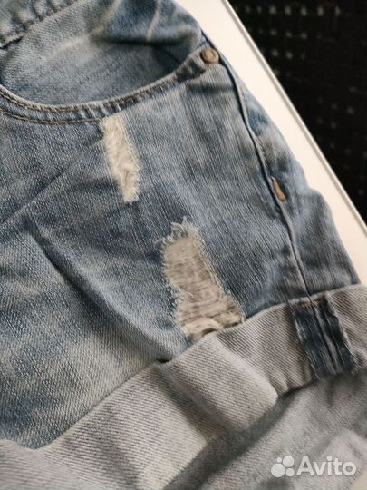 Шорты джинсовые