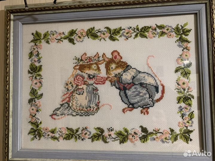 Картина вышитая 