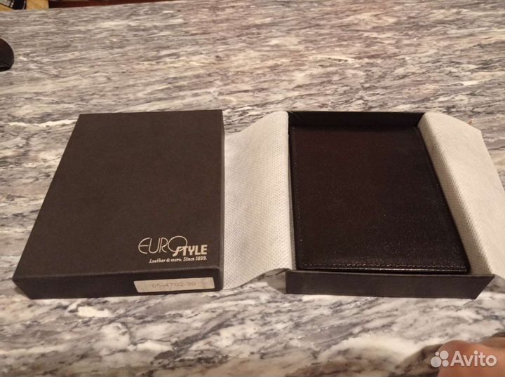 Кожаный блокнот, обложка А6, сменный блок и ручкой