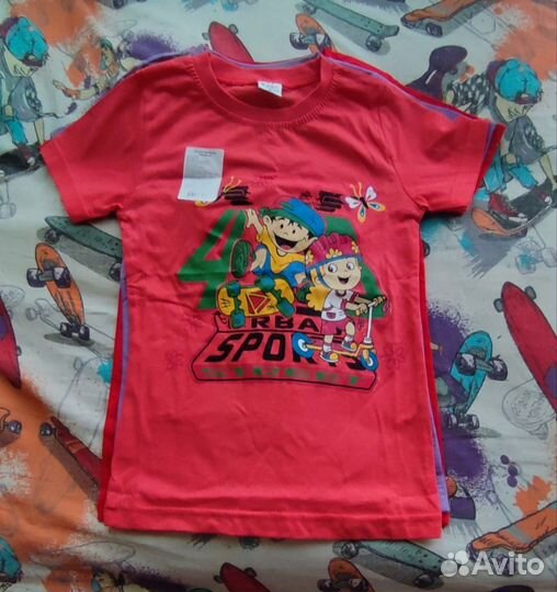 Футболки детские новые