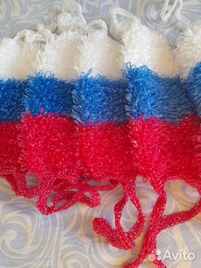 Мочалка Флаг России