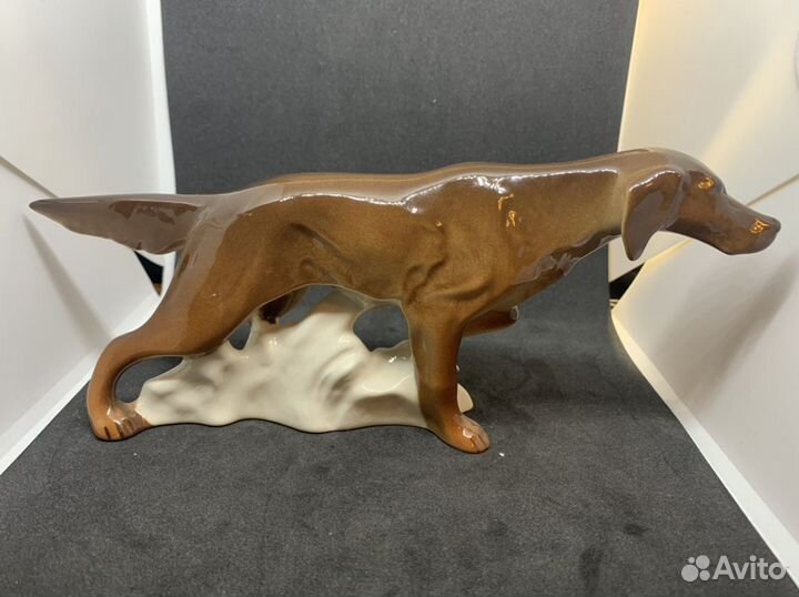 Статуэтка Собака Ирландский сеттер лфз СССР