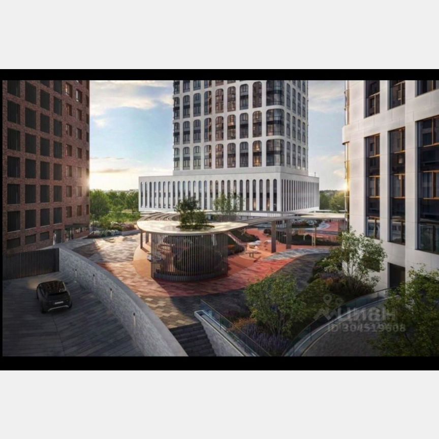 Своб. планировка, 39 м², 10/35 эт.