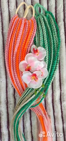 Косички на резинке