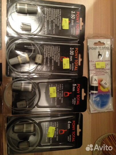 Спицы, крючки для вязания Пони