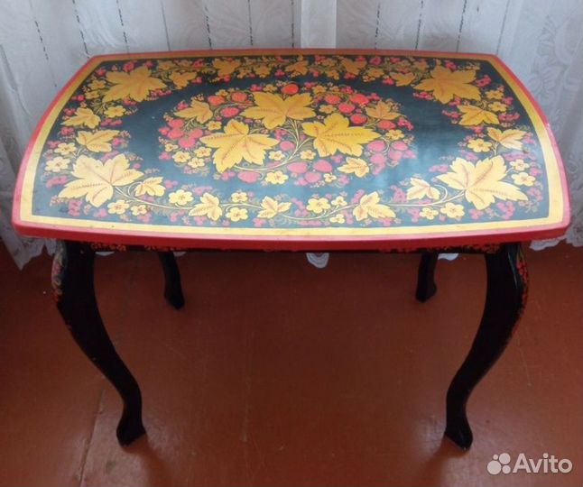 Журнальные столики. Дерево. Хохлома