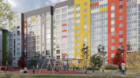 2-к. квартира, 64,2 м², 6/10 эт.