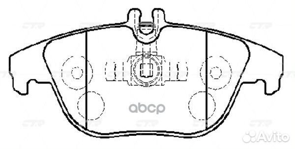 Колодки тормозные зад mercedes C-class 204 11