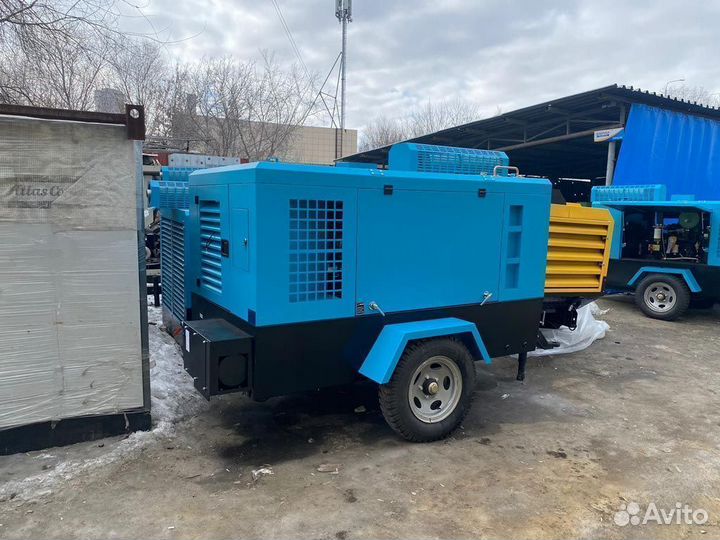 Дизельный винтовой компрессор на шасси