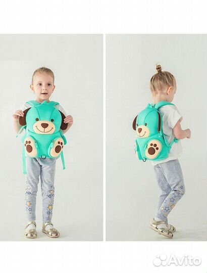 Рюкзак игрушка для девочки 3-5 лет собачка новый