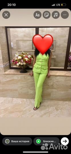 Брючный костюм 36 размер