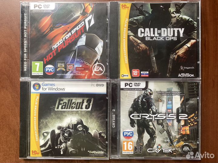 Компьютерные игры на дисках