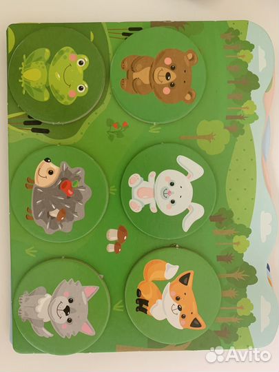 Детское лото Baby toy Обитатели земли