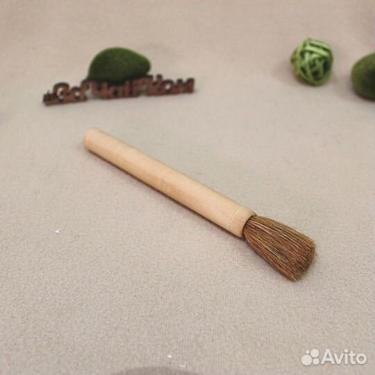 Чайная кисточка (деревянная ручка)