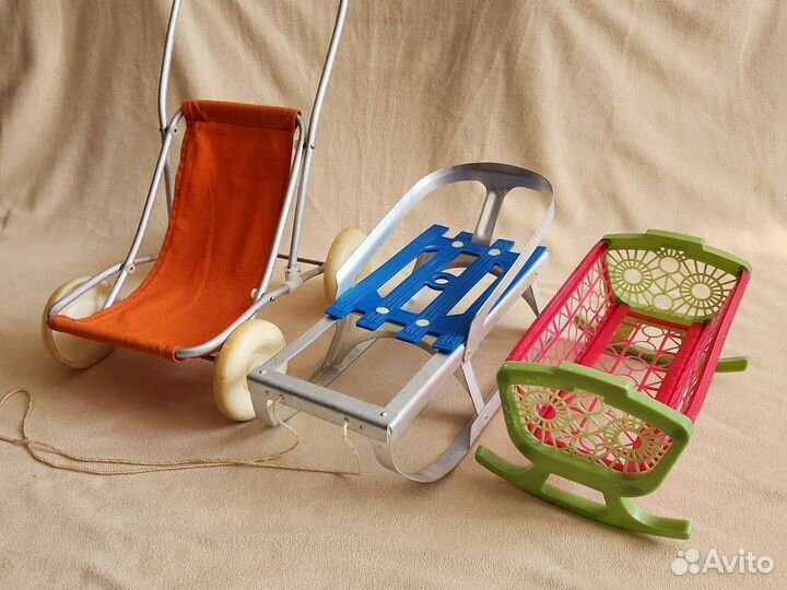 Коляска, Санки, Кроватка для кукол. СССР