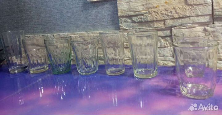 Стаканы граненые и рюмки СССР
