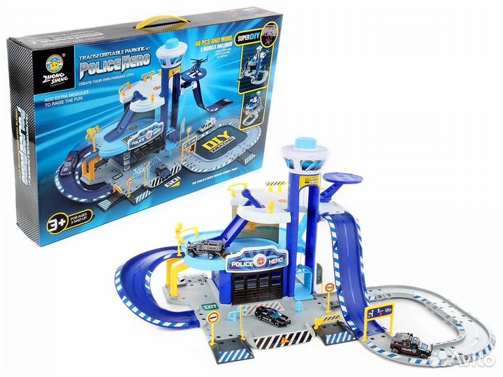 Трехуровневая парковка (в коробке)