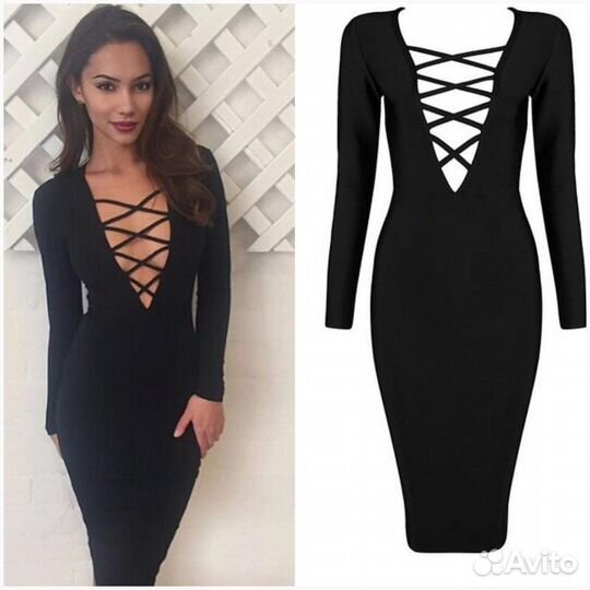 Сексуальное обтягивающее платье 48- 50