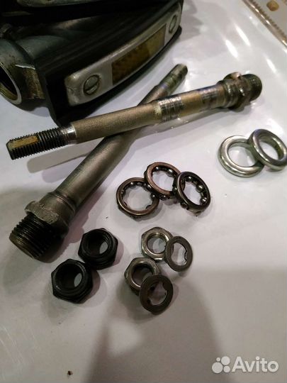 Запчасти для педалей велосипеда Урал (комплект)