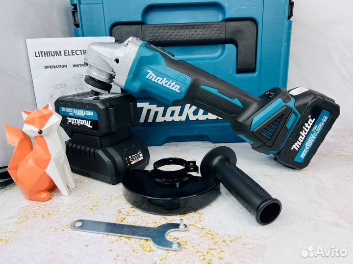 Аккумуляторная болгарка makita 125