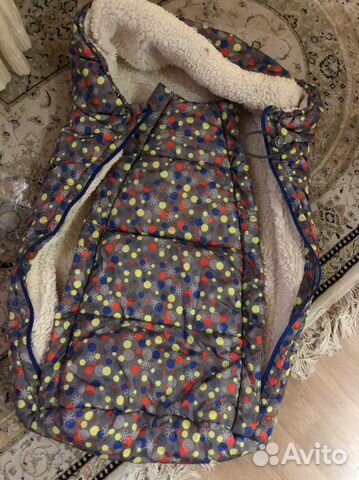 Зимний конверт в коляску