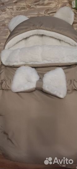 Зимний конверт в коляску