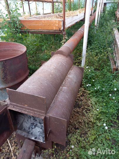 Трубы, печи для теплиц