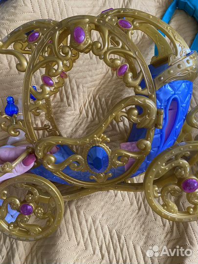 Mattel Disney Princess лошадь с каретой