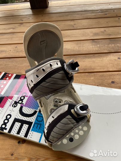 Сноуборд комплект женский ftwo+ride+nidecker