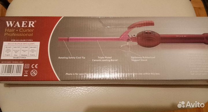 Плойка для волос новая