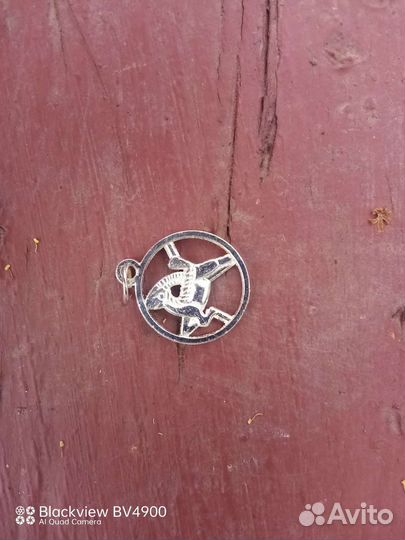 Кулон серебро