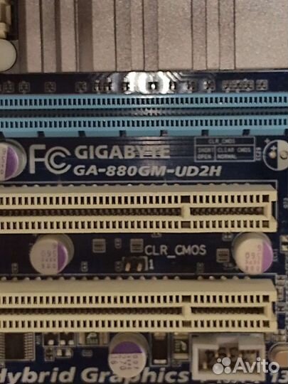 Материнская плата Gigabyte + процессор+ озу