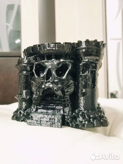 Горшок для цветов Череп (кашпо, подставка)