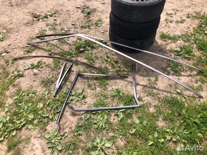 Хром молдинги крыши стекла Mercedes w124