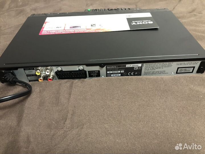 Dvd плеер sony