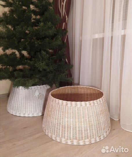 Плетеная юбка под елку