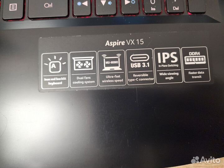 Игровой ноутбук acer GTX1050,i5 7300HQ,озу16Gb,IPS